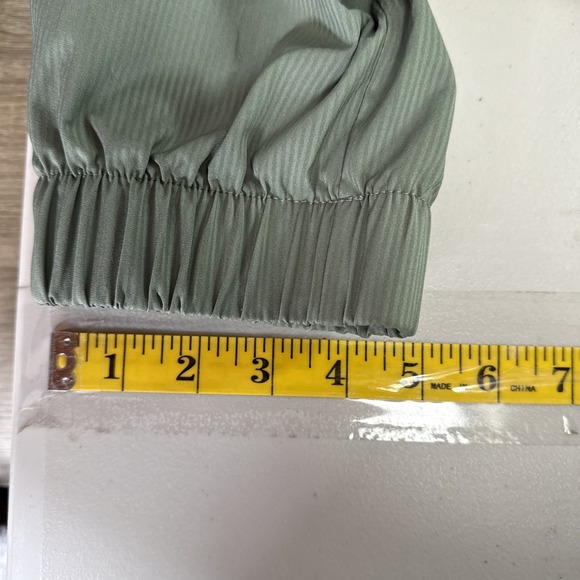 Eddie‎ Bauer Pants Womens L Stripe Track Jogger Ankle Pull On Stretch Green - Picture 16 of 16